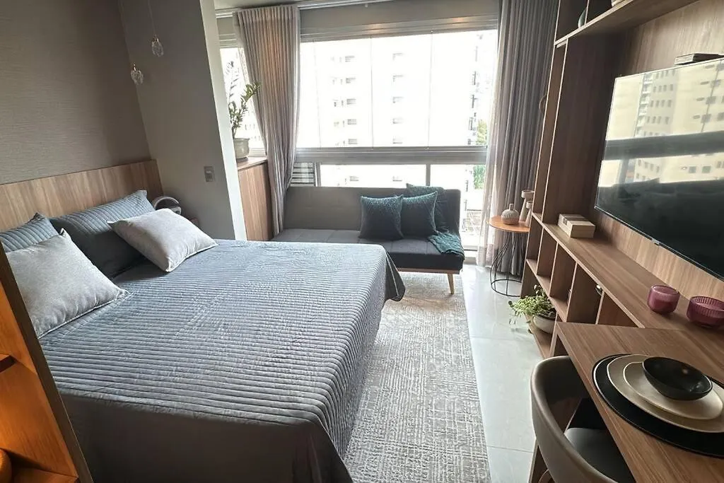 Lindo Apto Studio Na R Augusta Para 3 Pessoas, Com Estacionamento! Apartment Sao Paulo Brazil